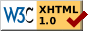 This page has been validated by the W3C Validator as a Valid XHTML 1.0 Strict document.
